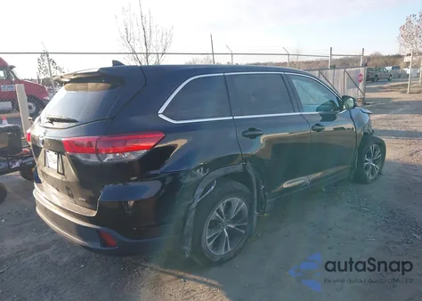 2017 Toyota Highlander Le Plus from USA, damaged, VIN 5TDBZRFH4HS388746